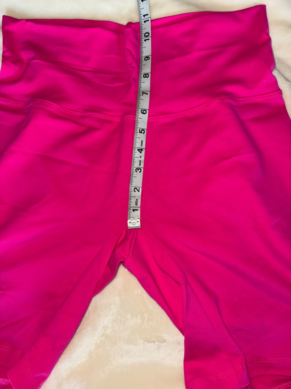 Grrrl High-Waist Hot Pink Women's Biker Shorts Ali/Amenah - Picture 5 of 6